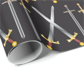 zwaardverlooppapier cadeaupapier (Rol Hoek)