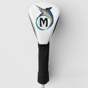 Zwaardvis-pompelmonogram Golfheadcover