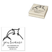 zwaardvis 	rubberstempel (Gestempeld)