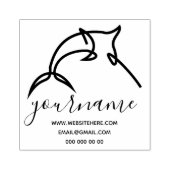 zwaardvis 	rubberstempel (Afrduk)