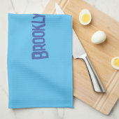 Zwaardvis zeilvis leuk cartoon illustratie theedoek (Quarter Fold)