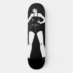 Zwaardvrouw Anime Girl Skateboard Deck