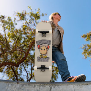 Zwaargewicht Spud Kampioen Boksen Aardappel Skateboard