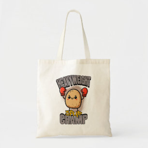 Zwaargewicht Spud Kampioen Boksen Aardappel Tote Bag