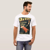 Zwaartekracht als evolutie is de enige theorie t-shirt (Voorkant volledig)