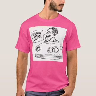 zwaartekracht buigt licht t-shirt