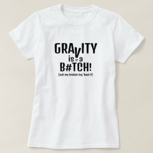 Zwaartekracht en herfsten - grap v1.1 t-shirt