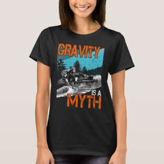 Zwaartekracht is een Myth Downhill outfit mountain T-shirt