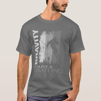 Zwaartekracht is slechts een sneeuwskiester en een t-shirt