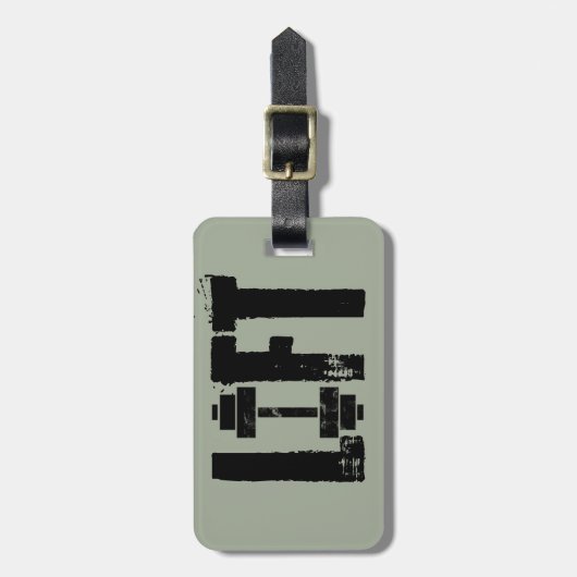 zwaartekracht LIFT Bagagelabel (Voorkant verticaal)