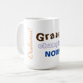 Zwaartekracht nu veranderen - Orahemai! Klassiek Koffiemok (Voorkant links)