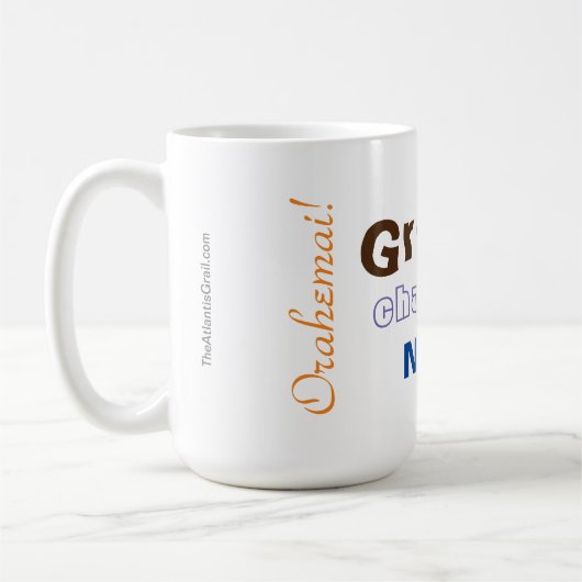 Zwaartekracht nu veranderen - Orahemai! Klassiek Koffiemok (Links)