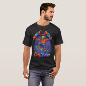 Zwaartekracht Optionele Alien Skater Zweefplank Ru T-shirt (Voorkant volledig)