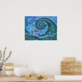 Zwaartekrachtafdrukken definiëren poster (Keuken)