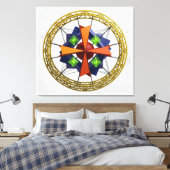 Zwaartekrachtanker Canvas Afdruk (Insitu (Slaapkamer))