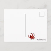 zwabbelen briefkaart (Achterkant)