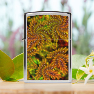 Zwak geelachtige kaleidoscoop boven abstract afbee