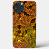 Zwak geelachtige kaleidoscoop boven abstract afbee Case-Mate iPhone case (Achterkant)