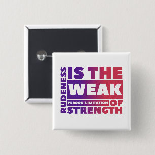 Zwak - Vierkante Button