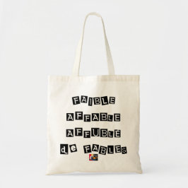 ZWAKKE ZWAKKE ZWAKKE ZWAVELHEID - Woordenspellen Tote Bag