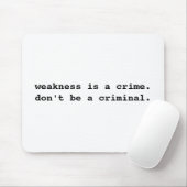 Zwakte Mousepad Muismat (Met muis)