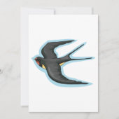 Zwaluw Vogel Vliegend Kaart (Voorkant)