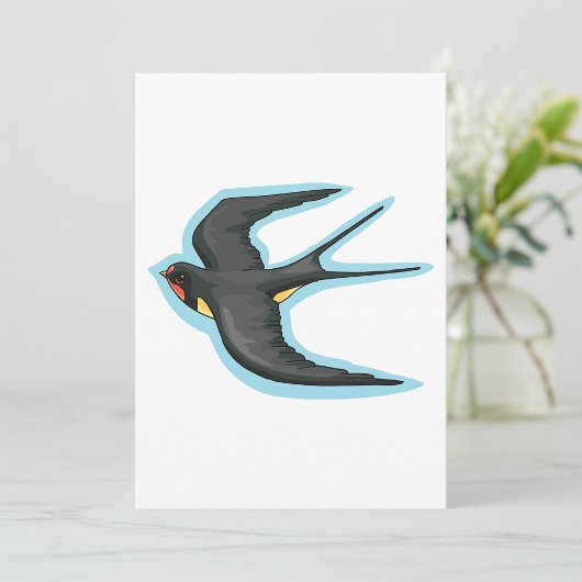 Zwaluw Vogel Vliegend Kaart