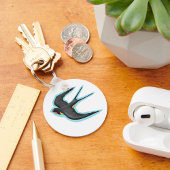 Zwaluw Vogel Vliegend Sleutelhanger