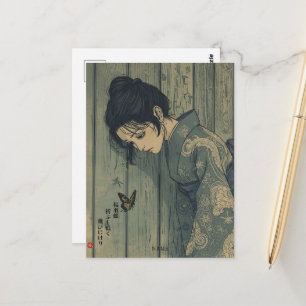 Zwaluwstaartvlinder van Akutagawa Kanji Briefkaart
