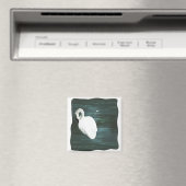 Zwan bij de Pond Magneet (Insitu (Vaatwasser))