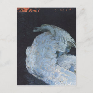 Zwan door Mikhail Vrubel Briefkaart