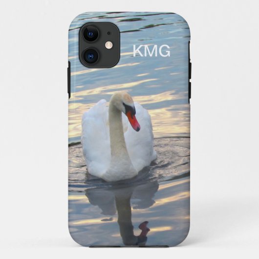 Zwan met reflectie Case-Mate iPhone case (Achterkant)