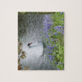 Zwan op waterpuzzel legpuzzel (Verticaal)