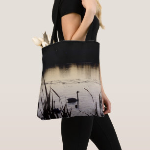 Zwanen bij Dusk Canvas tas
