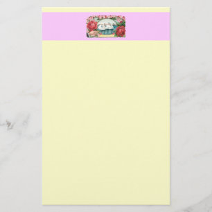 Zwanen en Rozen  kunst Stationery Briefpapier