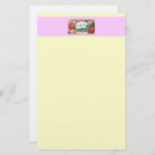 Zwanen en Rozen kunst Stationery Briefpapier (Voorkant / Achterkant)