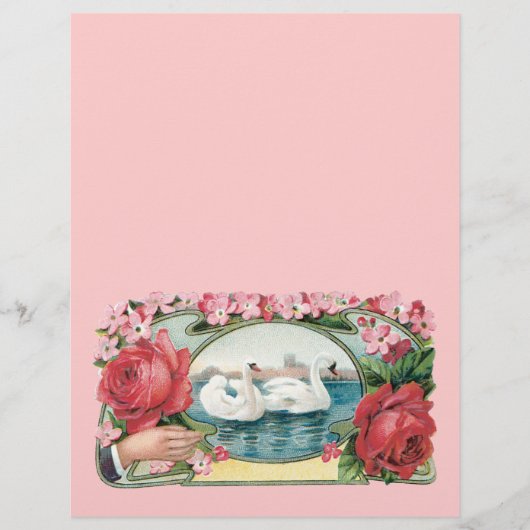 Zwanen en Rozen kunstvlieger Flyer (Voorkant)