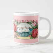 Zwanen en Rozen Victoriaans Jumbo Beker (Rechts)