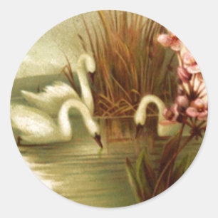  zwanen envelop afdichting Sticker