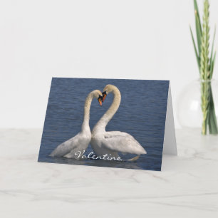 Zwanen in de Kaart van de Liefde - Valentijn
