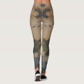 Zwanen in vlucht leggings (Achterkant)