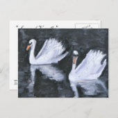 ZWANEN VAN VERSAILLES BRIEFKAART (Voorkant / Achterkant)