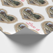 Zwanenkaart cadeaupapier (Hoek)