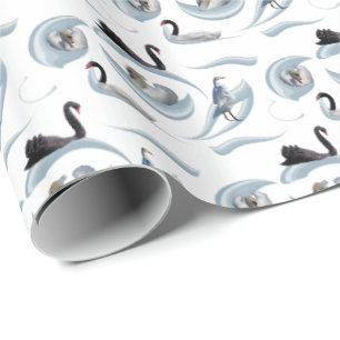 Zwanenkoorts Inpakpapier (kies kleur)