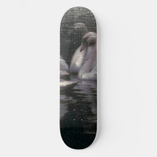 Zwanenmeer in het maanlicht skateboard