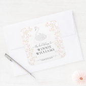 Zwanenprinses Deze Boek Is Van Boekplaat Sticker (Envelop)