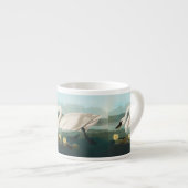 zwanenvogel witwaterzwanen espresso kop (Voorkant rechts)