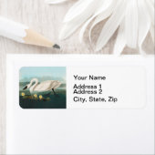 zwanenvogel witwaterzwanen etiket (Insitu)