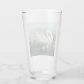 zwanenvogel witwaterzwanen glas (Achterkant)