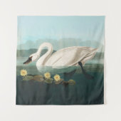 zwanenvogel witwaterzwanen wandkleed (Voorkant)